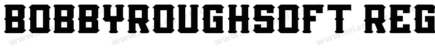 BOBBYROUGHSOFT REGUL字体转换
